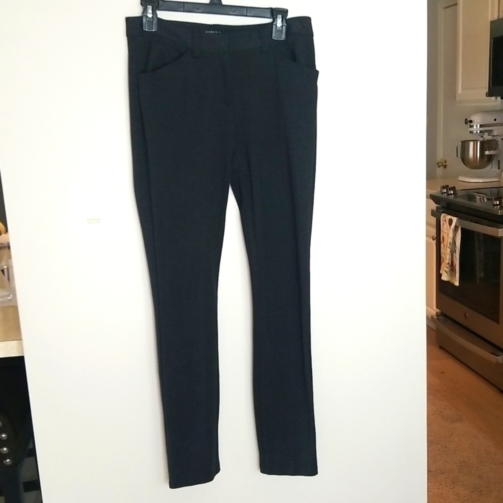 Andrew Marc womens grey skinny pant